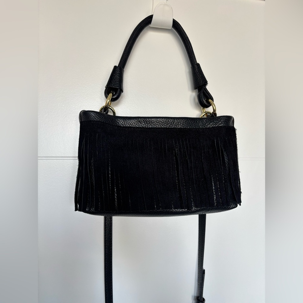 Simons Genuine Leather Fringe Purse
